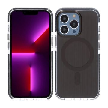Mönstrat TPU Skal till iPhone 13 Pro med MagSafe - Svart