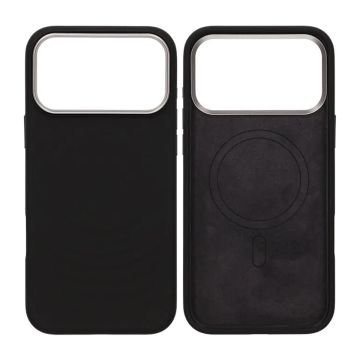 Mobilskal Silikon med Magsafe för iPhone 17 Pro Max - Svart