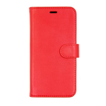iPhone XR Plånboksfodral Läder med Stativ - Röd- G-SP.se