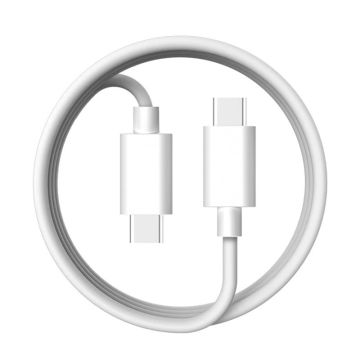 Thunderbolt 3 USB-C kabel Vit - 2m- G-SP.se