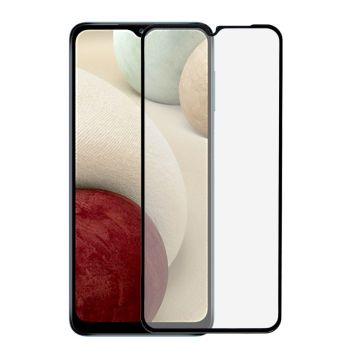 Skärmskydd Samsung Galaxy A03s - 3D Härdat Glas Svart (miljö)- G-SP.se