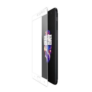 Skärmskydd OnePlus 5 - Heltäckande Härdat Glas Vit- G-SP.se