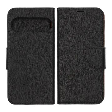 Plånboksfodral med Stativ för Google Pixel 10 Pro - Svart/Brun