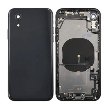 iPhone XR Back Cover Complete OEM Black With Small Parts
