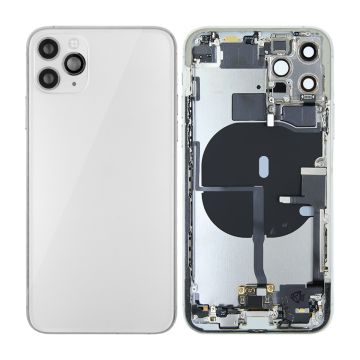 iPhone 11 Pro Baksida med Komplett Ram - Vit- G-SP.se