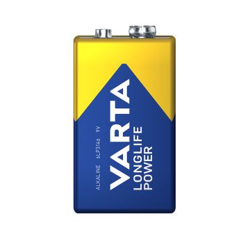 Varta Alkalisk Longife Power Batteri 9V  1-pack