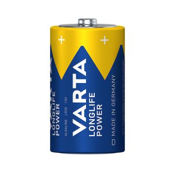 Varta Alkalisk D / LR20 Batteri 2-pack