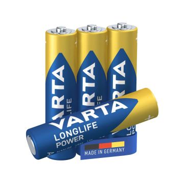 Varta Longlife Alkalisk AAA Batteri 4-pack