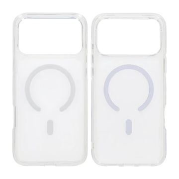 Mobilskal TPU med Magsafe för iPhone 17 Pro - Vit/Transparent