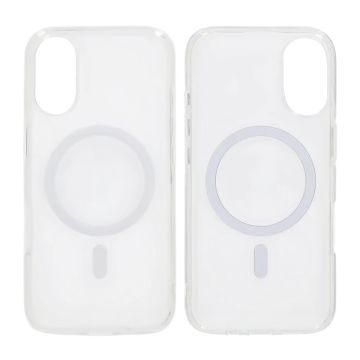 Mobilskal TPU med Magsafe för iPhone 17 - Vit/Transparent