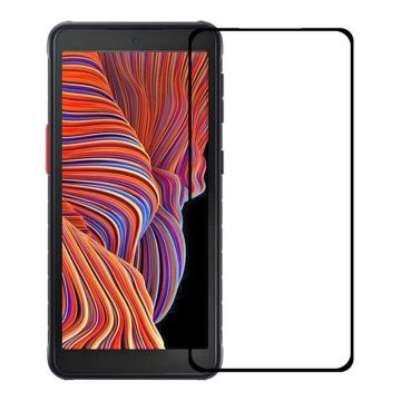 Skärmskydd Samsung Galaxy X Cover 5 - 3D Härdat Glas Svart