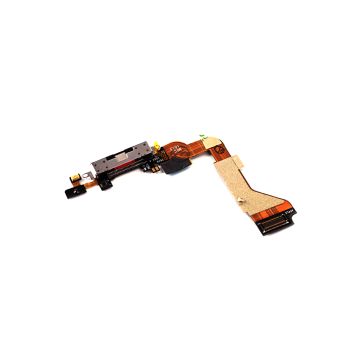 iPhone 4 Laddkontakt Flexkabel - Svart- G-SP.se