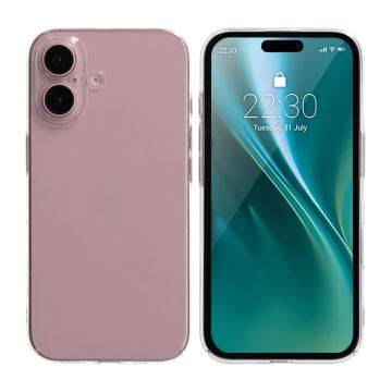 iPhone 16 Plus Mobilskal Ultratunt TPU - Vit