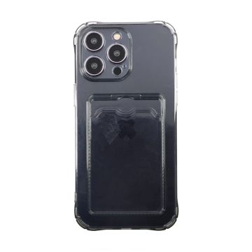 iPhone 14 Pro Max Stöttåligt Skal med Korthållare - Svart- G-SP.se