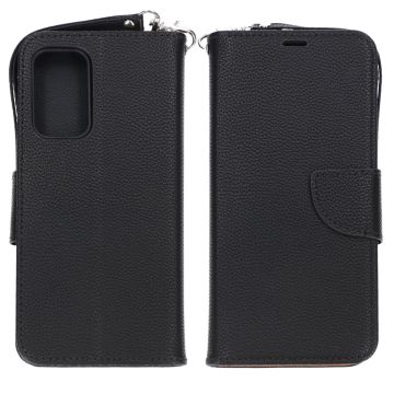 Samsung Galaxy A52 5G Plånboksfodral med Stativ - Svart- G-SP.se