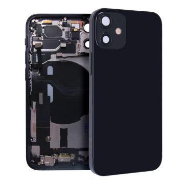 iPhone 12 Mini Baksida med Komplett Ram - Svart- G-SP.se