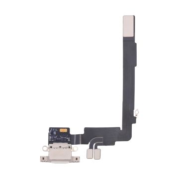 iPhone 16 Pro Max Laddningskontakt Flexkabel Original - Vit