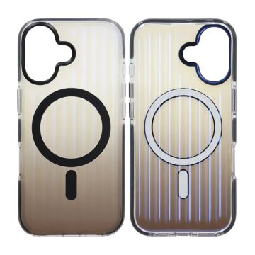 Mobilskal Korrugerad MagSafe för iPhone 17 - Svart