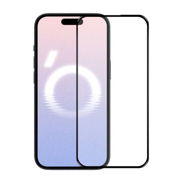 Skärmskydd till iPhone 15/16 Plus Heltäckande Härdat Glas (miljö)