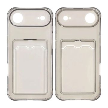 Stöttåligt Mobilskal med Korthållare för iPhone Air - Svart