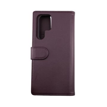 Samsung Galaxy S22 Ultra Plånboksfodral Magnet - Mörklila- G-SP.se