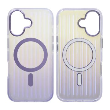Mobilskal Korrugerad MagSafe för iPhone 17 - Ljuslila