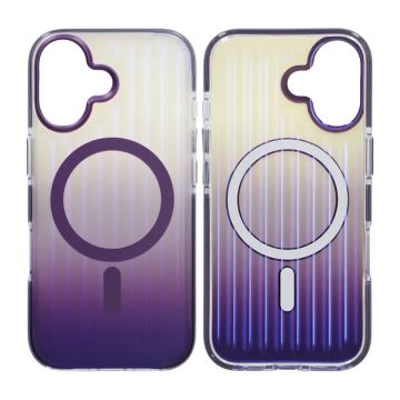 Mobilskal Korrugerad MagSafe för iPhone 17 - Mörklila