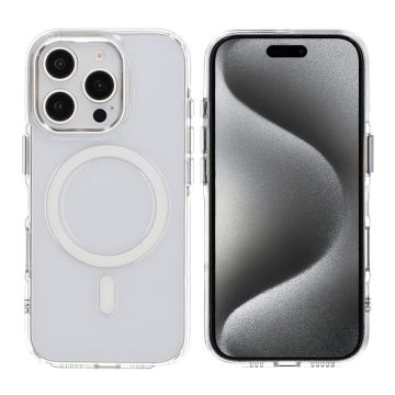 iPhone 16 Pro Max Mobilskal TPU Magnet Rvelon - Transparent