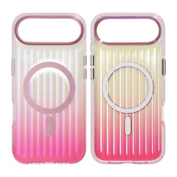 Mobilskal Korrugerad MagSafe för iPhone Air - Rosa