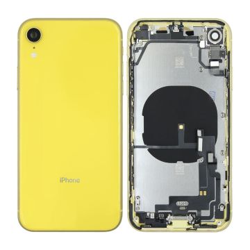 iPhone XR Baksida med Komplett Ram - Gul- G-SP.se