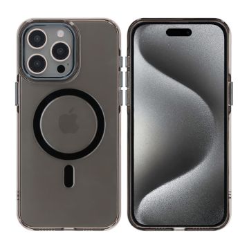 iPhone 15 Pro Max Mobilskal TPU med Magnet Rvelon - Svart