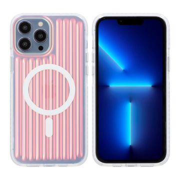 iPhone 13/12 Pro Max Stöttåligt Mobilskal Magsafe Reflektionsfärg - Röd