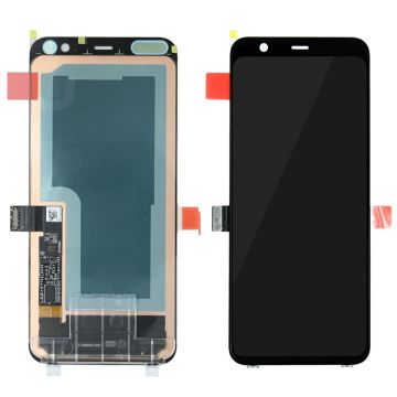 Google Pixel 4 XL Skärm med LCD Display Svart