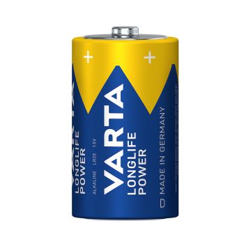 Varta Longlife Batteri D LR20 1,5V 2-pack