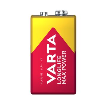 Varta Longlife Max Power 6LR61 Batteri 9V 1-pack