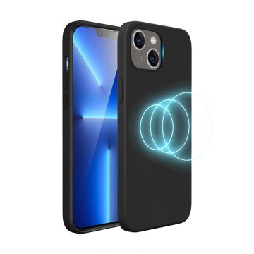 iPhone 14 Plus Silikonskal Rvelon MagSafe - Svart- G-SP.se
