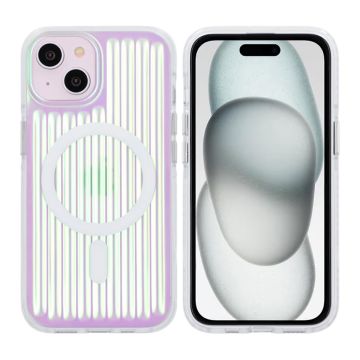 iPhone 15/14/13 Stöttåligt Mobilskal Magsafe Reflektionsfärg - Grön