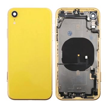 iPhone XR Back Cover Complete OEM Yellow With Small Parts