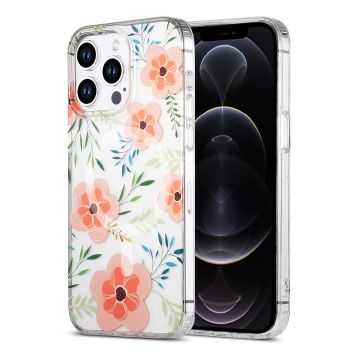 iPhone 12/12 Pro Mobilskal MagSafe - Blommor Rosa