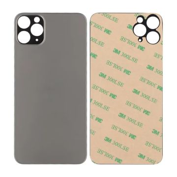 IPhone 11 Pro Max Baksida Glas med Självhäftande tejp - Svart