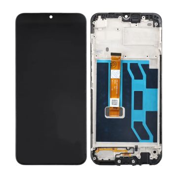 Realme Narzo 50A Skärm med LCD Display & Ram OEM - Svart- G-SP.se