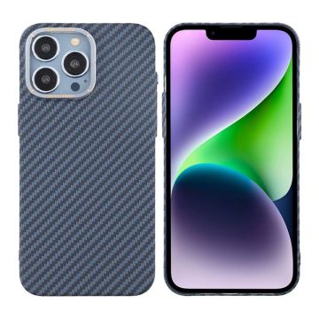 iPhone 15 Pro Mobilskal i Kolfiber - Blå- G-SP.se