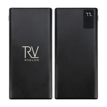 Powerbank 10000 mAh Rvelon - Svart