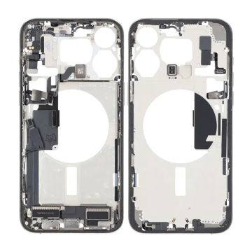 Mittenram med smådelar för iPhone 15 Pro Max - Naturlig Titan OEM