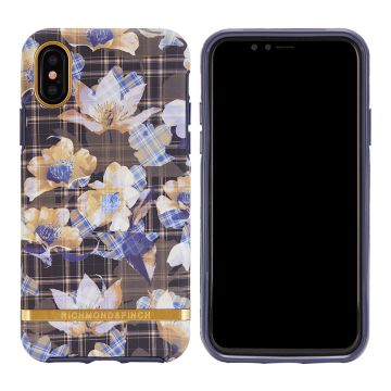 Richmond & Finch Skal Floral Checked - iPhone X/XS- G-SP.se
