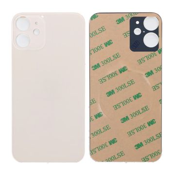 iPhone 12 Mini Back Cover OEM White-Big Camera Hole Size