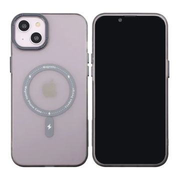 iPhone 14 Plus Mobilskal med MagSafe - Frostat Svart- G-SP.se