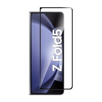 Skärmskydd Samsung Galaxy Z Fold 5 - 3D Härdat Glas Svart (miljö)