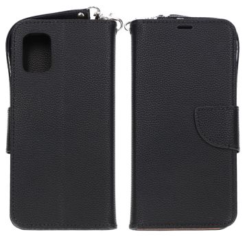 Samsung Galaxy A41 Plånboksfodral med Stativ - Svart- G-SP.se