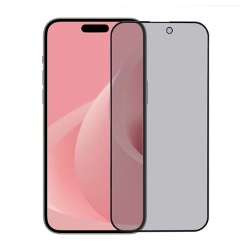 Skärmskydd iPhone 15 Plus - Privacy 3D Härdat Glas (miljö)- G-SP.se